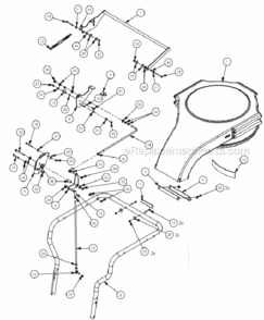 Page D Diagram and Parts List for 5631  Little Wonder Leaf Blower / Vacuum
